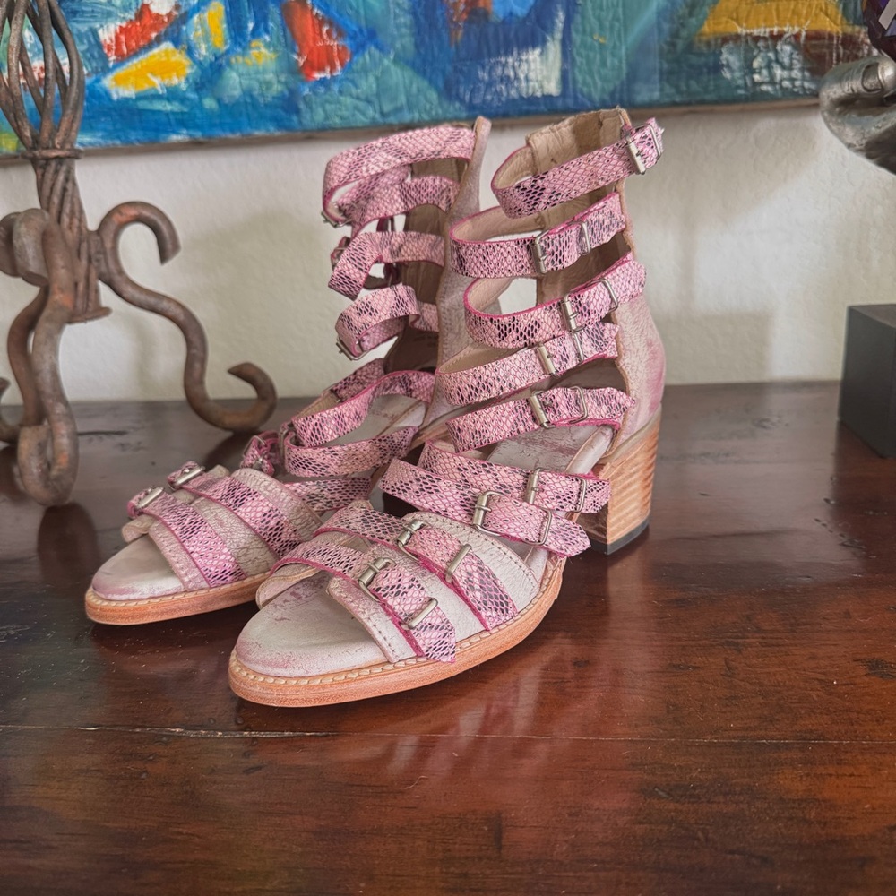 Freebird by Steven Pink Gladiator Sandals